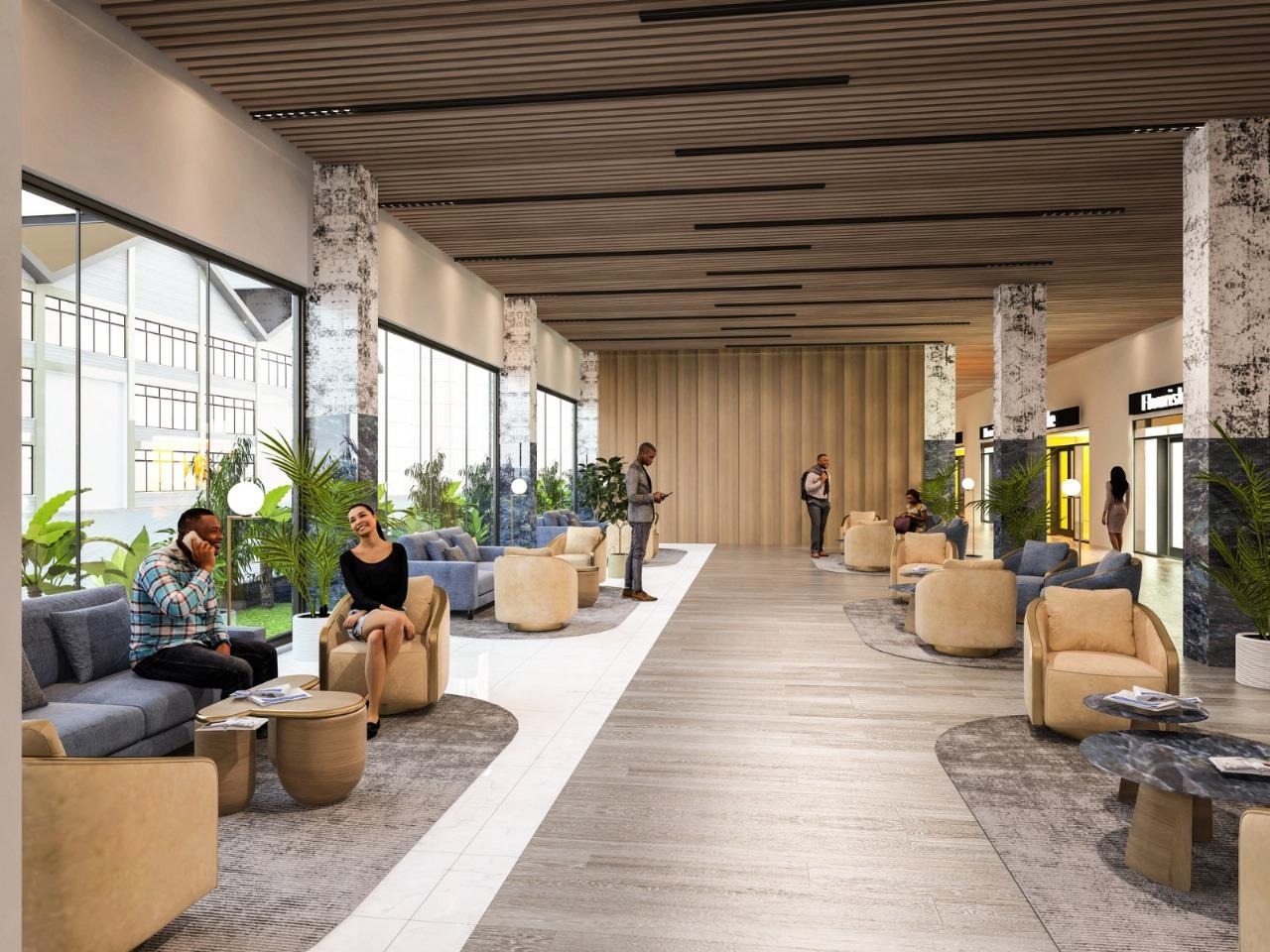 Grand arrival lounge