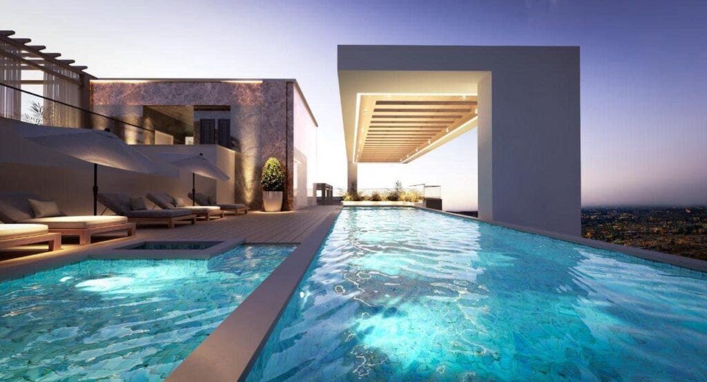 Skyline pool oasis